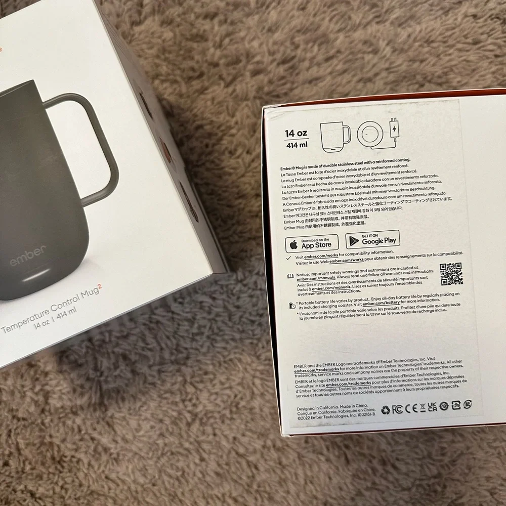 EMBER MUG WARMER - NEVER USED
